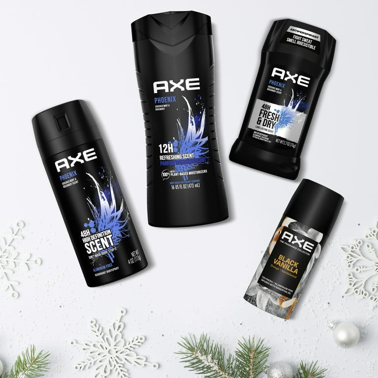 Axe Men's Gift Set Body Wash Deodorant Spray Antiperspirant