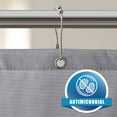 thumbnail image 4 of Clorox Waterproof Fabric Shower Curtain, Durable Fabric, Weighted Magnets - Gray, 72" x 72", 4 of 6