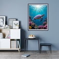 thumbnail image 7 of Diamond Art Kit for Adults, Oceanic Turtle Coral Reef Scene Diamond Painting for Adults Beginners, DIY Diamond Art Painting Kits, 5D Diamond Painting Crafts for Home Decor 12x16 Frameless, 7 of 7