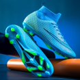 thumbnail image 4 of Tacos de fútbol para hombre, zapatos deportivos de interior con pinchos largos, botas de fútbol profesionales, transpirables, envío directo, Unisex, 4 of 5