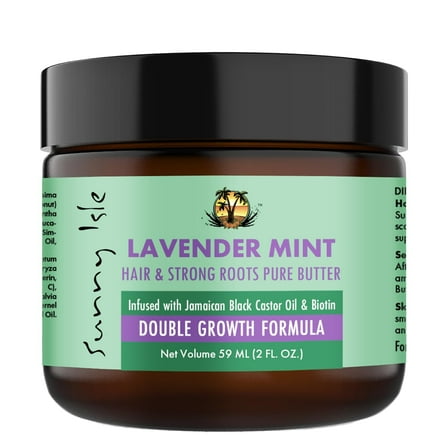 Sunny Isle Lavender Mint Hair and Strong Roots Butter 2oz