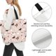 thumbnail image 3 of Disketp Funny Chicken Bolsa Tote Estampada para Mujer, Bolso de Hombro y de Mano para Compras y Viajes, 3 of 8