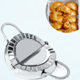 thumbnail image 1 of Empanadas Maker Press, 4.9 Inch Ravioli Mold Dumplings Maker Machine, Stainless Steel Pot Sticker Molds Pierogi Cutter Press, 1 of 5
