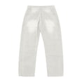 thumbnail image 5 of ANINEO Women Casual Wide Leg Jeans Soft Washed Denim Trousers With Flowy Relaxed Fit And High Waist Solid Color Long Comfort Daily Female Slacks, 5 of 5