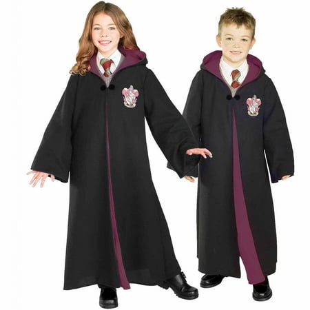 Harry Potter Deluxe Gryffindor Robe Child Halloween (Best Mens Diy Halloween Costumes 2019)