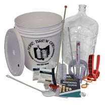 Gold Complete Beer Equipment Kit (K7p) Premium with 5 Gallon Glass Carboy, Ca...