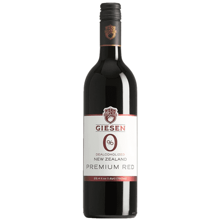 Giesen Non-Alcoholic Premium Merlot Cabernet Franc Red Blend - Premium Dealcoholized Red Wine from New Zealand