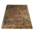 thumbnail image 4 of Rugsotic Carpets Hand Tufted Shag Polyester Eco-Friendly Area Rugs - 4'x6', Rectangle, Honey, Plain Solid Design, High Pile Handmade Anti Skid Rugs for Living Room, Bed Room K00111, 4 of 5
