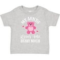 thumbnail image 3 of Inktastic My Auntie Loves Me Girls Bear Girls Toddler T-Shirt, 3 of 5