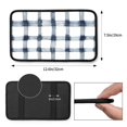 thumbnail image 2 of Car Handrails Box Pad 12.6 X 7.5 In Waterproof Non-Slip Wear-Resisting Durable Breathable Strong Tensile And Tensile Stretch Doderblue Checked Hand-Drawn Sketch_1, 2 of 7