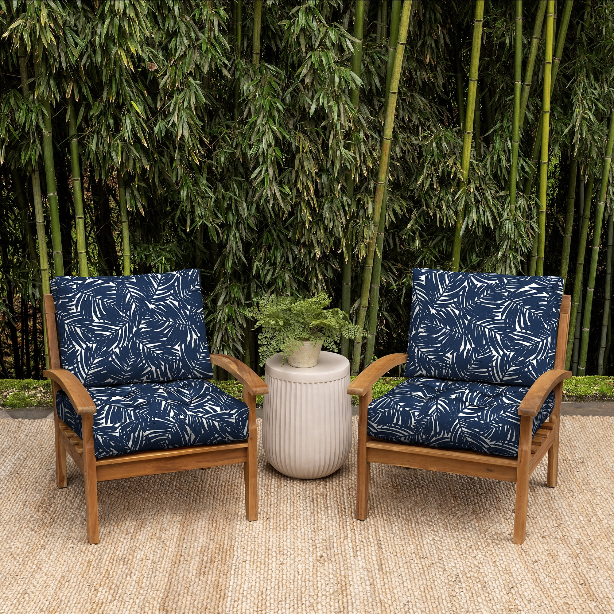 ARDEN earthFIBER Tufted Blowfill Deep Seat Set, 24 x 24, Rain-Proof, Fade Resistant, Deep Seat Bottom and Back Cushion for Chair, Sofa, and Couch