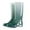 Green, variant on Women's Non-Slip Rubber Garden Boots Knee-High Waterproof Rain Boots for Farming Fishing Outdoor Work Comfortable & Durable Garden Footwear