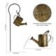thumbnail image 5 of Muyoka MTFun Regadera con luces Colgante al aire libre Regadera Luz IP44 Impermeable Jardín Luz Regadera Rociador Luz de hadas para patio Patio Decoración de fiesta Muyoka Hogar, 5 of 5