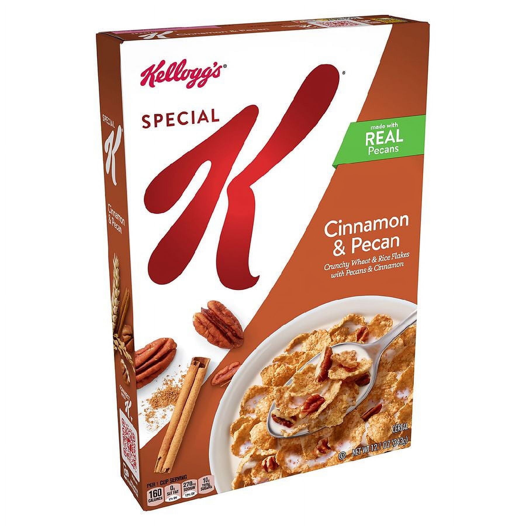 Special K Breakfast Cereal Cinnamon and Pecan 11.8 OZ Pack of 2