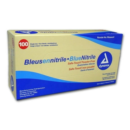 

Dynarex SafeTouch Nitrile Exam Gloves Non Latex Powder-Free Medium 100 Count (2 Pack)