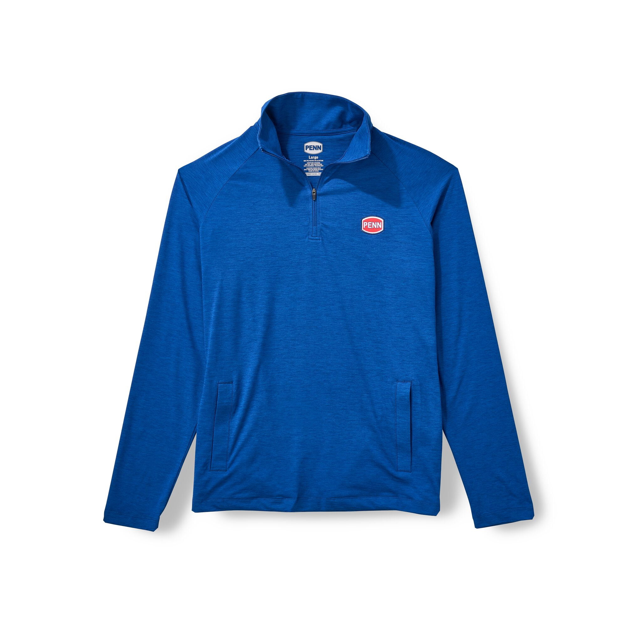 PENN Quarter Zip Pullover, Dark Blue, Size XXL