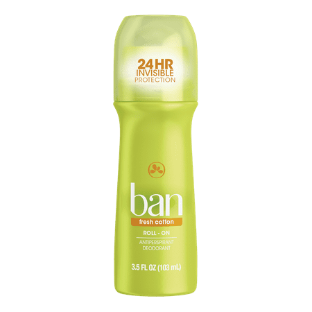Ban Fresh Cotton Roll-On Deodorant 3.5 oz