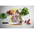 thumbnail image 2 of Carolines Treasures PPP3065LCB Cavalier Spaniel Easter Magic Glass Cutting Board Large, 12H x 16W, multicolor, 2 of 2