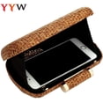 thumbnail image 6 of CAILDANL Straw Clutch Purse for Women Wedding Hand-Woved Evening Straw Handbag Party Wedding Summer Beach Bag Wicker clutch, 6 of 7