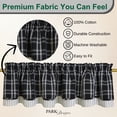 thumbnail image 2 of Park Designs Fairfield Lined Layered Valance 16"L, 2 of 6