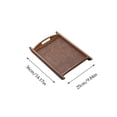 thumbnail image 3 of Miwamany Large Wooden Tray Platter with Handles, Rectangular Solid Wood Serving Board for Snacks Fruit, Decorative Organizer for Living Room Coffee Table Tea Room, 3 of 7