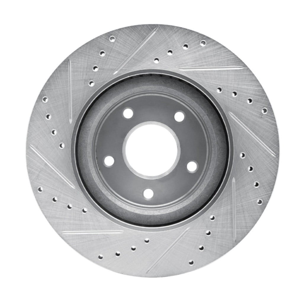 KarParts360 For Nissan Z 2023 2024 2025 Brake Rotor Front, Passenger Side | Cast Iron | Silver Finish | 68 Millimeters/2.68 Inches Center Hole Diameter | 26 Millimeters/1.02 Inches Discard Thickness