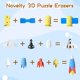 thumbnail image 2 of Rompecabezas 3D Eraser Kleeblatt Space Desk Pets para niños, 100 piezas, 2 of 8