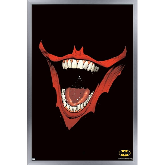 DC Comics Batman - Mouth Wall Poster, 22.375" x 34", Framed