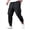 Black, variant on Men's Pants Big and Tall 54x30 Solid Color Sweatpants Casual Sports Pants for Daily Wear