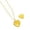 A, variant on Engravable Heart Envelope Locket Choker Adjustable Length Neckchain Handmade Clavicle Chain Woman Party Jewelry Gift