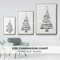 thumbnail image 4 of Christmas Tree I - Framed Gallery Wrapped Holiday Canvas - 27 x 41 - Gold Frame, 4 of 8