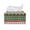 Christmas Stripes, variant on ZUXONGSY Aztec Ethnic Tissue Box Covers PU Leather Rectangular Tissue Box Holder with Buttons Modern Holder Tissue Bag Waterproof Tissue Cover Bathroom Decorative Accessories