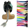 thumbnail image 1 of Hai Hong Helmet Hair Helmet Pigtails Gradient Ramp Helmet Ponytail with Suction Cup for Motorcycle Bike Ombre Color 2PCS, 1 of 6
