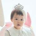 thumbnail image 3 of 2Pcs Tiara Comb Rhinestone Tiara Comb for Girls 7.00X5.50X4.50cm, 3 of 9