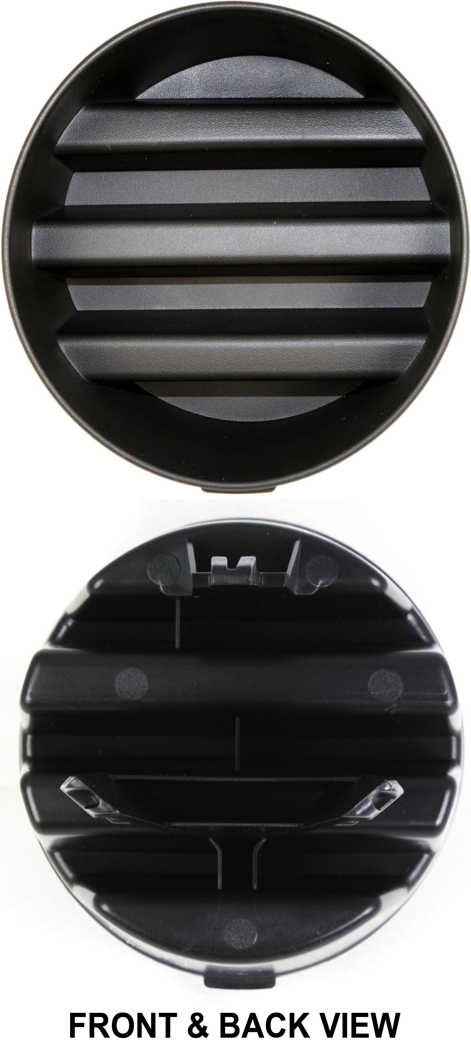 Fog Light Cover Compatible with 2008-2010 Jeep Grand Cherokee Left Driver or Right Passenger Primed