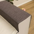 thumbnail image 3 of Sofa Armrest Cover Fabric Widened Imitation Linen Couch Protector Removable Slipcover for Living Room Bedroom Office Durable Polyester, 3 of 5