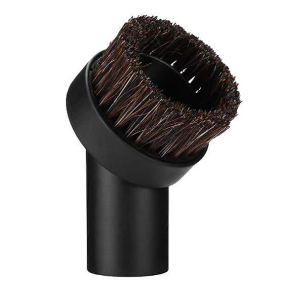 Moocorvic Round Dust Brush 25mm Horse Hair 1.25" Vacuum Attachment Replacement,Perfect for Vacuuming Sofas and Baseboards,Use a Rubber Will Help It Fit Better,