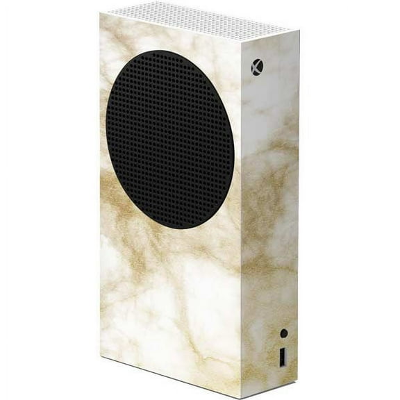 Skinit Marble Gold and White Marble Xbox Series S Console Skin