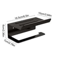 thumbnail image 5 of SSZMDLB under $5 Toilet Paper Holder with Shelf, No Drill for Bathroom Wall Mount Organizer Phone Stand, 5 of 9