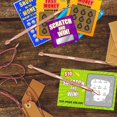 thumbnail image 4 of 3pcs Lottery Ticket Scratcher, Metal Scratch Off Tool Easy to Hold Lotto Scraper With Storage Box - Gift Ideas for Flawless Reveals Tickets Stickers Labels (Rose Gold), 4 of 7