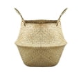 thumbnail image 1 of Foldable Hanging Basket,  Seaweed Woven Storage Pot for Garden Flower Vase with Foldable Design,, 1 of 8