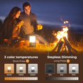 thumbnail image 3 of 2 Pack Camping Lantern,Led Camping Lanterns,5000mAh Rechargeable Battery Emergency, 3 of 8