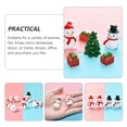 thumbnail image 4 of Resin Mini Figurine Snowman Shape Family 30Pack 1.14X0.75X0.59In, 4 of 9
