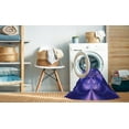 thumbnail image 2 of Ahgly Company Tapis d'Intérieur Lavable en Machine Carré Bleu Cobalt Transitionnel, 3 Pieds Carré, 2 of 7