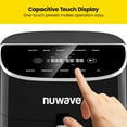 thumbnail image 4 of Nuwave 8QT Air Fryer Plus, Smart Digital Touchscreen and 50°F~400°F in Precise 5°, 5 Cook Functions, 100 Presets & 50 Memory, Brio Air Fryer Powerful 1800W for Quick and Easy Meals, Black, 4 of 13