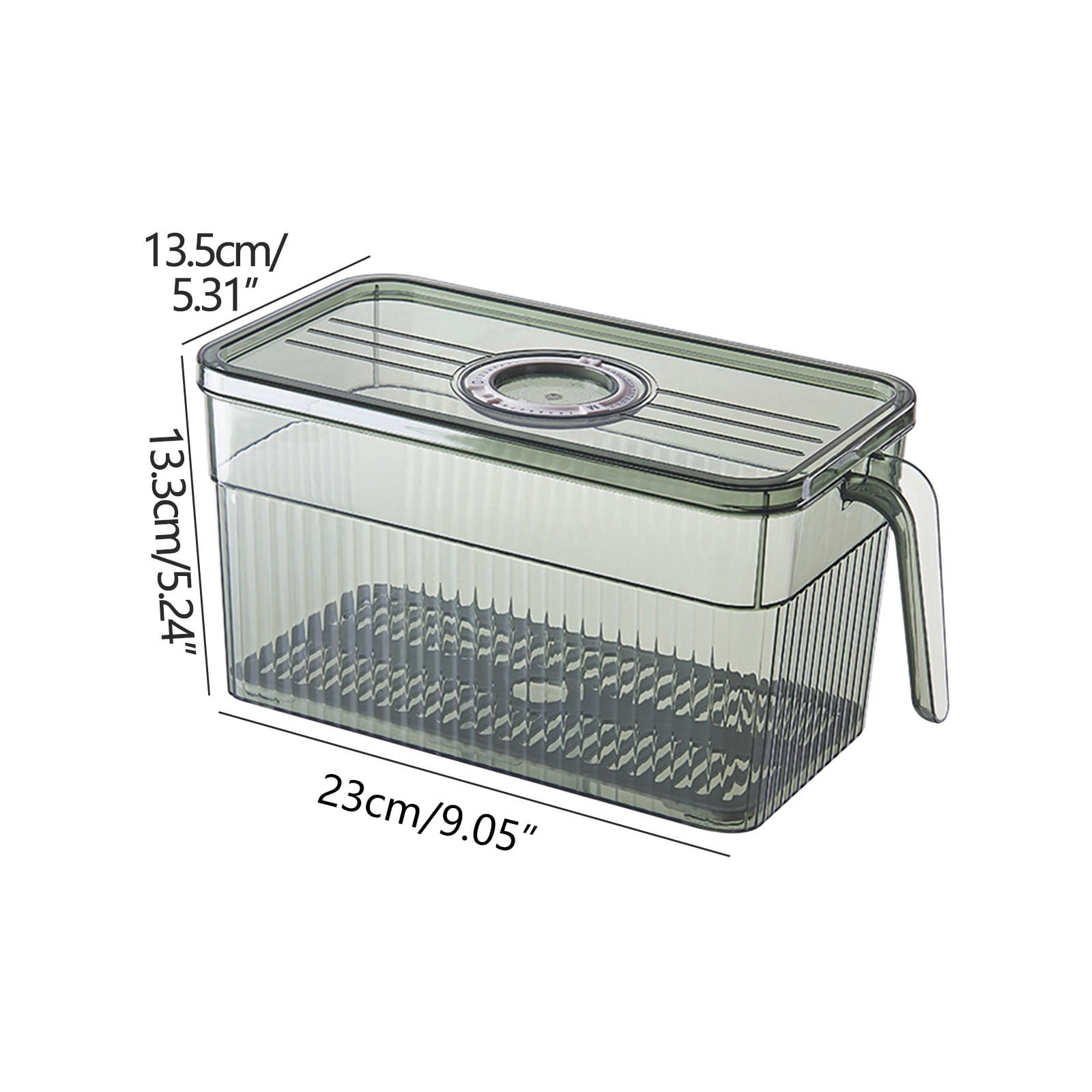 Nkmbld Storage Containers Kitchen Pantry Refrigerator Storage Box, Fresh-Keeping Box, Vegetables, Classified Eggs, Storage Box with Lid