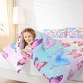 thumbnail image 4 of Feelyou Kawaii Butterfly Twin Comforter Sets, Rainbow Galaxy Bedding Set, 2 Pieces, 4 of 8