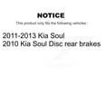 thumbnail image 2 of CMX Rear Outer Brake Hydraulic Hose 12-H621378 for Car Kia Soul, 2 of 8