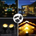 thumbnail image 3 of LINLIN Solar Pond Lights Underwater, Waterproof Submersible Lamps Underwater Spotlights Lights for Garden Pool Pond Yard Landscape Underwater Spotlights Outdoor Lighting, 3 of 8