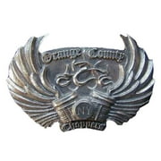 Orange County Choppers Engine/Wings Logo Antique Pewter Novelty Belt Buckle